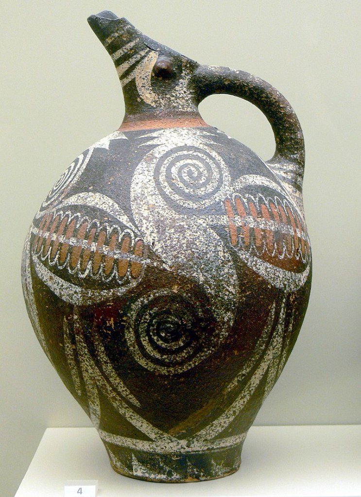 Kamares ware jug, c. 2100 BC.