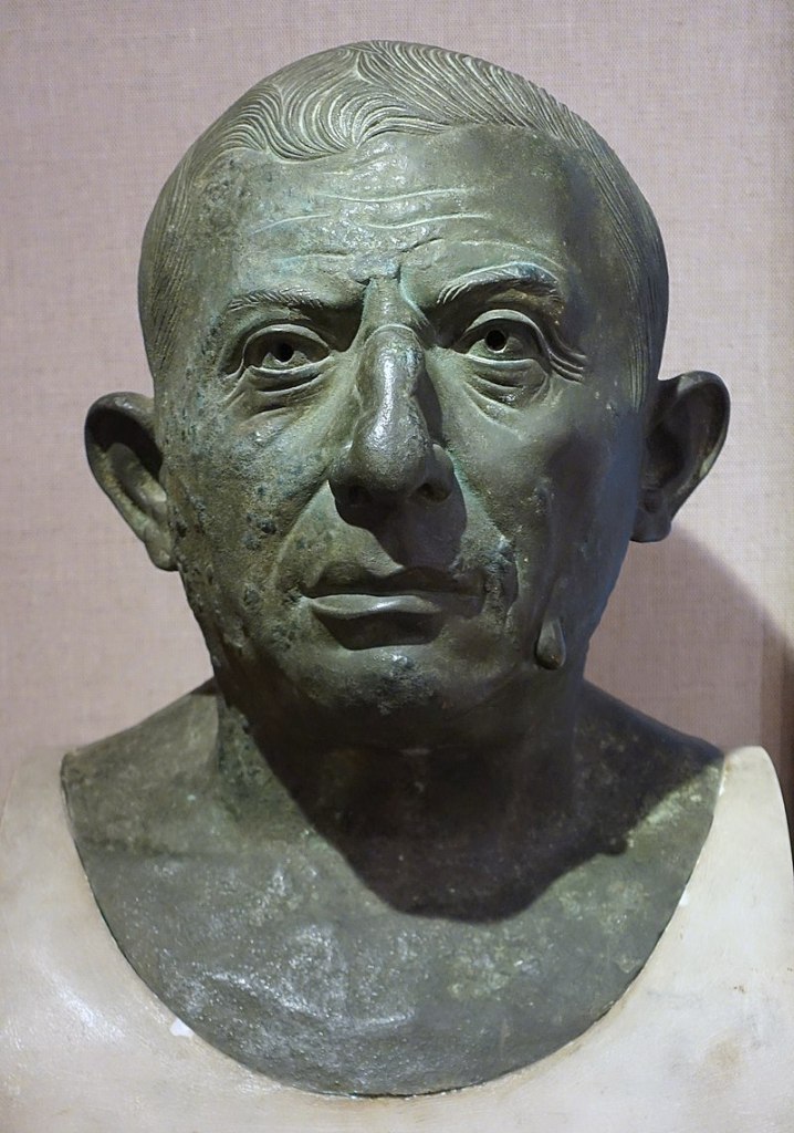 Bronze bust of L. Caecilius Iucundus, Pompeii.