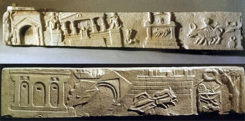 Relief of the Pompeii earthquake from the Forum of Pompeii.