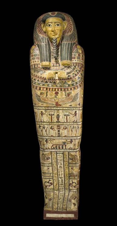 Inner coffin of Irthorru. Museum of Scotland.