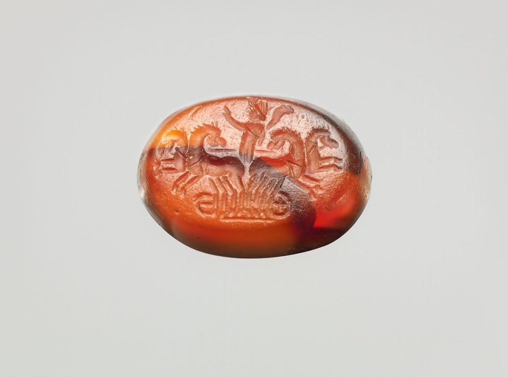 Carnelian intaglio of Sol.