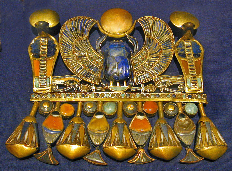Scarab pectoral of Tutankhamun.