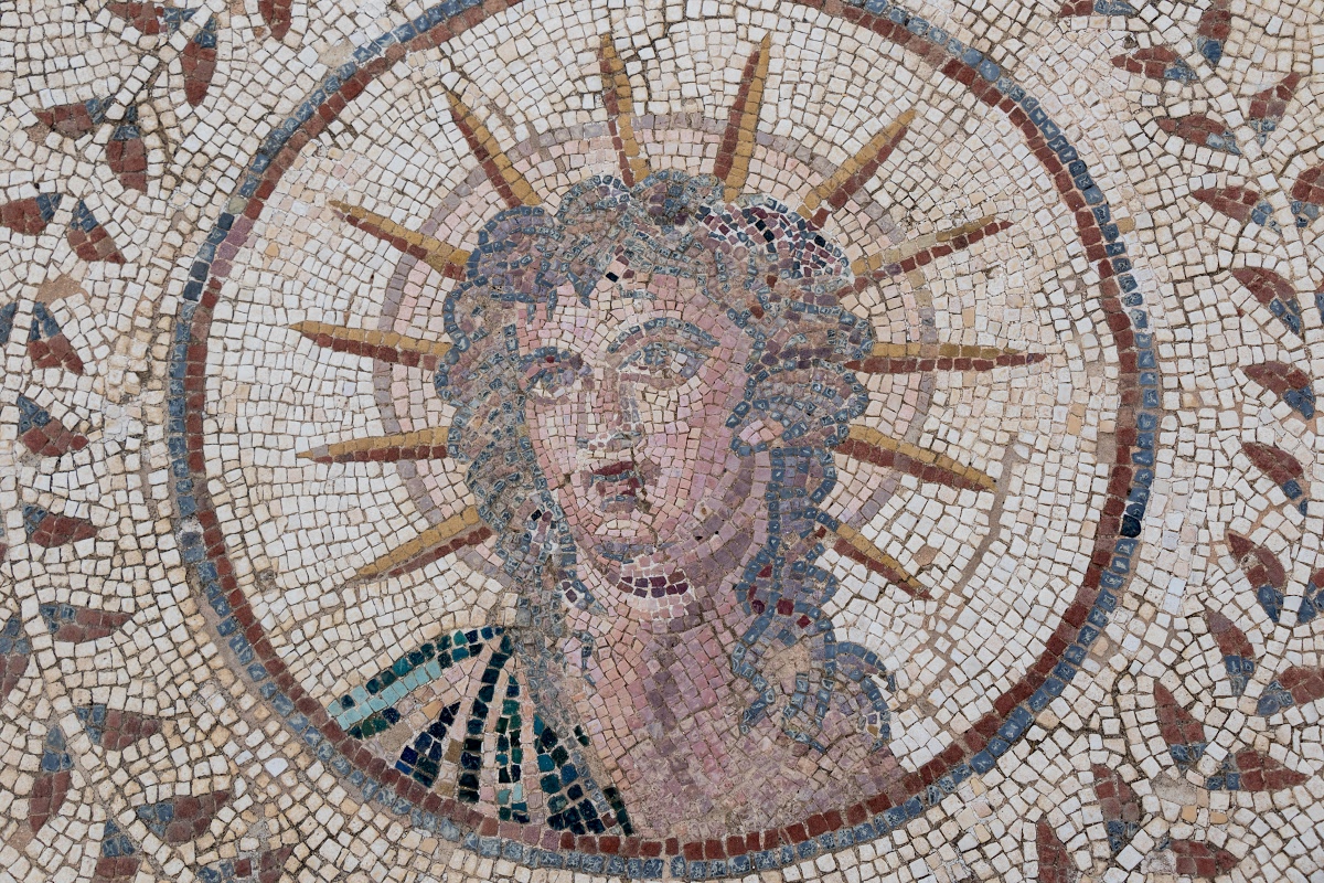 Historical depiction of Sol and Luna in ancient Roman art